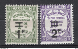 Algeria 1926 Segnatasse Y.T.S22,24 */MH VF/F - Segnatasse