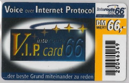 CARTA TELEFONICA INTEROUTE 66 GERMANIA (M83.4 - Other & Unclassified