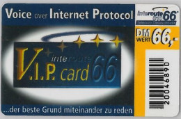 CARTA TELEFONICA INTEROUTE 66 GERMANIA (M83.6 - Andere & Zonder Classificatie