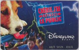 CARTA ACCESSO EURO DISNEYLAND PARIS - CHERIE (M56.7 - Pasaportes Disney