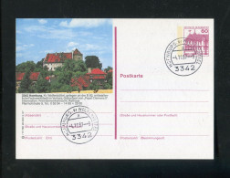 "BUNDESREPUBLIK DEUTSCHLAND" Bildpostkarte Mit Bildgleichem Stempel Ex "HORNBURG, Kr. Wolfenbuettel" (4601) - Cartoline Illustrate - Usati