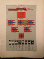 MARINA MILITARE INSEGNE E DISTINTIVI DI GRADO  - NORVEGIA - 1937 - Supplies And Equipment