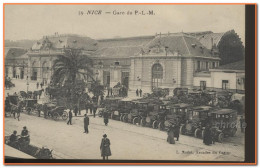 06 - NICE - Gare  Du P.L.M.  ***TRES ANIMEE*** - Ferrocarril - Estación