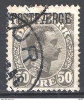 Danimarca 1922 Pacchi Postali Unif.PP8 O/Used VF/F - Paketmarken