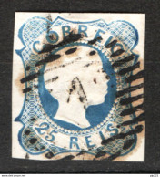 Portogallo 1855 25r. Unif.6a O/Used VF/F - Used Stamps