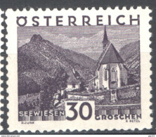 Austria 1929 Unif.384 */MVLH VF/F - Ungebraucht