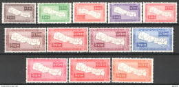 Nepal 1954 Y.T.61/72 **/MNH VF/F - Népal