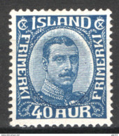 Islanda 1921 Unif.109 (*)/MNG VF/F - Unused Stamps