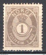 Norvegia 1882 Unif.35 */MH VF/F - Unused Stamps