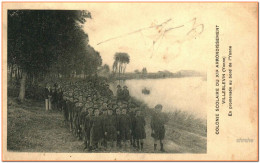 89 - *RARE* VILLEBLEVIN - Colonie Scolaire Du XIIe Arrondissement - En Promenade Au Bord De L'Yonne - Hery