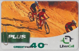 PREPAID PHONE CARD LIBANO (U.62.7 - Libano