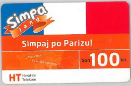 PREPAID PHONE CARD CROAZIA (U.55.3 - Croatie