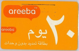 PREPAID PHONE CARD SIRIA AREEBA (U.39.3 - Syria