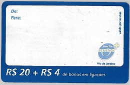 PREPAID PHONE CARD BRASILE (U.39.7 - Brésil