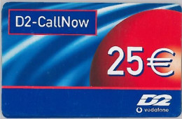 PREPAID PHONE CARD GERMANIA VODAFONE (U.31.6 - GSM, Cartes Prepayées & Recharges