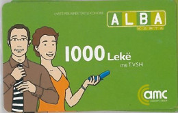 PREPAID PHONE CARD ALBANIA  (U.30.5 - Albanië