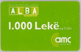 PREPAID PHONE CARD ALBANIA  (U.30.7 - Albanië