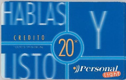 PREPAID PHONE CARD ARGENTINA (U.26.5 - Argentina