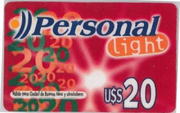 PREPAID PHONE CARD ARGENTINA (U.25.7 - Argentinië