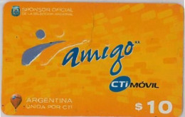 PREPAID PHONE CARD ARGENTINA (U.25.8 - Argentinië