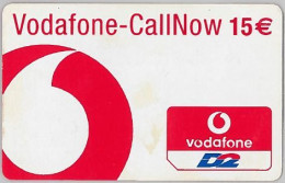 PREPAID PHONE CARD GERMANIA -VODAFONE (U.19.3 - [2] Mobile Phones, Refills And Prepaid Cards