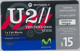 PREPAID PHONE CARD ARGENTINA (U.19.7 - Argentinië