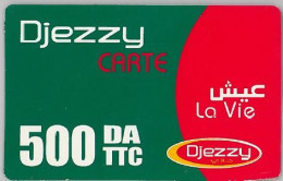 PREPAID PHONE CARD ALGERIA (U.12.5 - Argelia