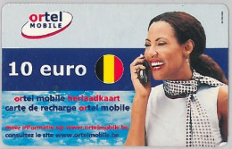 PREPAID PHONE CARD BELGIO (U.7.7 - GSM-Kaarten, Herlaadbaar & Voorafbetaald