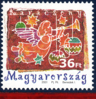 Ref. HU-3777 HUNGARY 2001 - RELIGION - ANGELMI# 4699 - MINT MNH, CHRISTMAS 1V Sc# 3777 - Nuovi