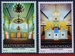 Ref. HU-V2010-6 HUNGARY 2010 - SYNAGOGUES IN HUNGARY IISET MINT MNH, RELIGION 2V - Guidaismo