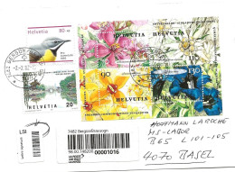 249 - 35 - Enveloppe Recommandée Envoyée De Bergün 2002 - Bel Affranchissement - Storia Postale