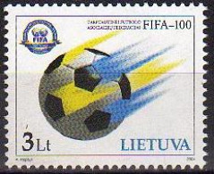 Ref. LT-770 LITHUANIA 2004 - 100TH YEAR OF THE FIFASPORT - MI# 847 - MINT MNH, FOOTBALL SOCCER 1V Sc# 770 - Andere & Zonder Classificatie