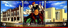 Ref. MX-2795 MEXICO 2012 - UNIVERSITY OF SONORA,DON QUIXOTE (QUIJOTE), SET MNH, EDUCATION 3V Sc# 2795 - Glasses & Stained-Glasses