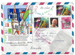 249 - 98 - Enveloppe Avec Cachets Illustrés Bergün 2000 - Bel Affranchissement - Brieven En Documenten