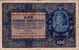 POLOGNE - 100 Marek 1919 - Polonia