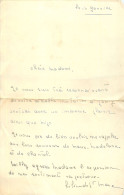 Lettre Manuscrite D'Helène De Saint Marc Vers 1950 Région De Bordeaux (33) - Manuscripts