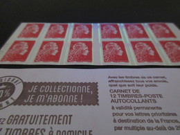 CARNET 12TP YSEULT YZ  - L'ENGAGEE - TVP LP -  Je Collectionne, Je M'abonne - Daté Du 15 02 19 - Barres PHO à Cheval - Postzegelboekjes