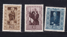 Lichtenstein 1953 Mi 312-4 MH  Cv 114 Euro 15755 - Ungebraucht