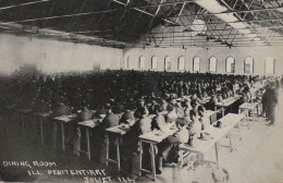 Dining Room Illinois Penitentiary Prison USA Inmates Rare Old RPC Postcard - Andere & Zonder Classificatie