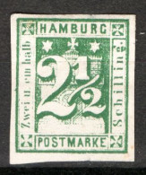 Germania Amburgo 1864 Unif.10 (*)/MNG VF/F - Hamburg