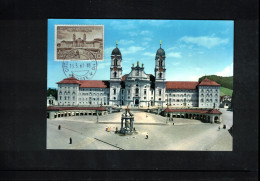 Vatican 1961 Benediktins Monastery From Einsiedeln Carte Maximum - Maximum Cards