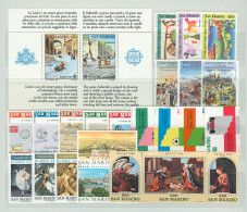 San Marino 1989 Annata Completa/Complete Year MNH/** - Années Complètes