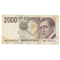 Billet, Italie, 2000 Lire, D.1990, KM:115, TB+ - 2.000 Lire