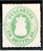 Germania Oldemburgo 1862 Unif.15 */MH VF/F - Oldenburg