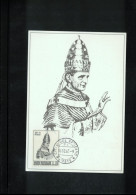 Vatican 1963 Coronation Of The Pope Paul VI Carte Maximum - Maximumkaarten