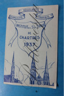 Institut Des Soeurs  De St.Paul De Chartres 1937 Triptiek Drieluik - Klein Formaat: 1921-40