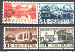 Svizzera 1938 Servizio Unif.S167/70 O/Used VF/F - Dienstmarken