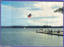 Carte Postale 58.  Montsauche-les-Settons  Le Lac   Parachute   Très Beau Plan - Montsauche Les Settons