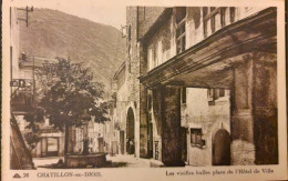 Cp CHATILLON EN DIOIS 26 - 1949 - Les Vieilles Halles Place De L'Hôtel De Ville N° 26 - Châtillon-en-Diois