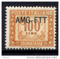 Trieste A 1949 Segnatasse 100£ Sass. S27**/MNH VF - Strafport